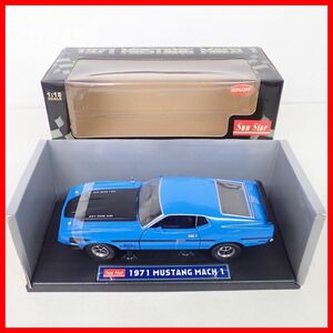 サンスター 1/18 1971 マスタング マッハ 1 ITEM NO.3601 ブルー 1971 MUSTANG MACH 1 Sun Star【20