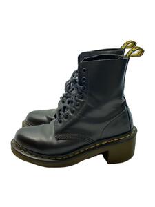 Dr.Martens◆8 EYE BOOT/8ホール/レースアップブーツ/ブーツ/UK4/ブラック/レザー/AW008/