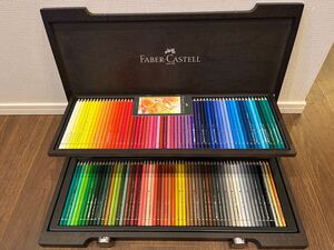 Faber-Castell ファーバーカステル ポリクロモス色鉛筆 120色セット 木箱付 未使用美品