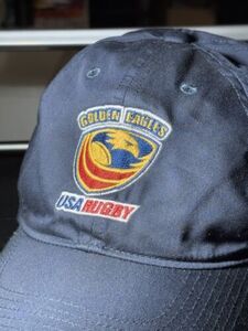 GOLDEN EAGLES USA RUGBY BLUE CAP VERY GOOD CONDITION 海外 即決