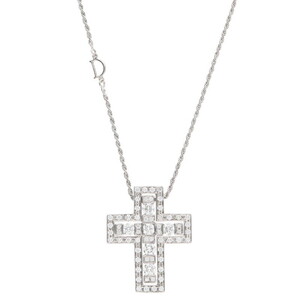 ダミアーニ DAMIANI ベルエポック M 18KWGダイヤクロスネックレス 中古 SS13