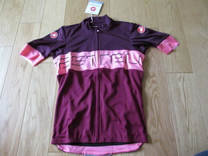 Castelli　PROLOGO VI 　半袖ジャージ　025　wine×pink　Sサイズ　新品未使用