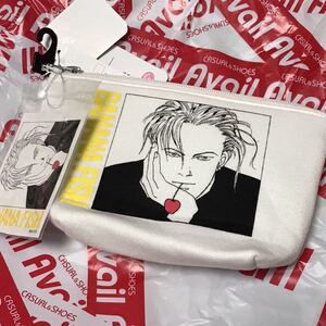 アベイル バナナフィッシュ BANANA FISH 新品未使用 ポーチ アッシュ ステッカー付き ステッカーやや折れあり