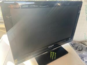 【ジャンク】SHARP LC-19K5 19V型 液晶テレビ アクオス液晶テレビ　2011年製　AQUOS 液晶割れ