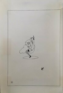 真作保証品『深井国 肉筆画稿 ウーマン&ウーマン 「わんマンしょう」漫画ジャンボ』
