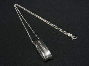 1円 ■極美品■ TIFFANY＆Co ティファニー 1837 オーバルループ SV925 ネックレス ペンダント アクセサリー レディース シルバー系 FA3101