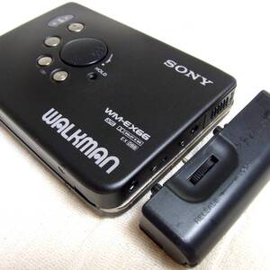 SONY【WALKMAN WM-EX66】電池ケース付き／通電確認済み／カセットテープ／音楽／DOLBY／ウォークマン／再生／ソニー