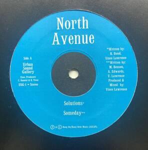 North Avenue / RBM(aka.Marshall Jefferson)- Solutions / Someday / RBM Theme ◎ 12inch US 1996 Deep House Chez Damier Ron Trent