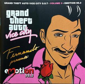 (C2H)☆ゲームサントラ美品/グランド・セフト・オート・バイスシティ/Grand Theft Auto Vice City O.S.T.-Volume 3:Emotion 98.3☆