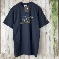 ☆NIKE ナイキ☆美品☆Tシャツ メンズ M ネイビー プリント 半袖 綿