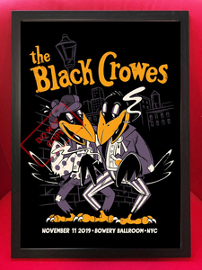 ポスター★ブラック・クロウズ 2019 NYC 再結成ライブ★Black Crowes reunion at the Bowery Ballroom in NYC★Magpie Salute