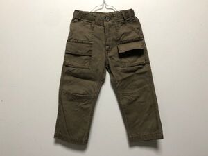 未使用 キッズ SS バータック BARTACK ワークパンツ カーゴパンツ フルレングス 長ズボン パンツ アメカジ Y-7-16