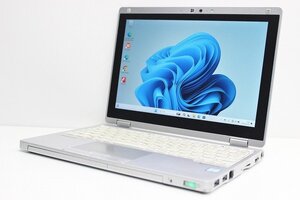 1円スタート ノートパソコン 2in1PC Windows11 WPS office搭載 Panasonic レッツノート CF-RZ6 第7世代 Core i5 SSD256GB メモリ8GB