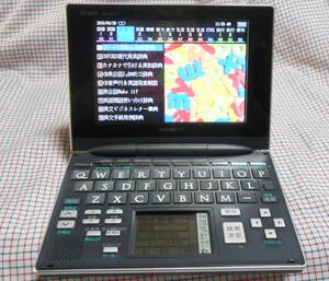 美品 SHARP電子辞書 Brain PW-AC890 ブラック　動作品