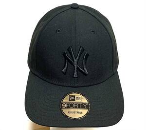 NEW ERA NY YANKEES（Free Size）黒 ニューエラ ニューヨーク ヤンキース キャップ 帽子 CAP フリーサイズ