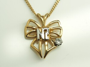 N308 NINARICCI ニナリッチ ロゴネックレス