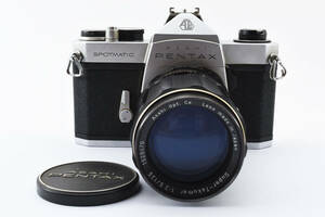 3644 【難あり品(ジャンク）】 Pentax Spotmatic SP SLR Camera Super-Takumar 135mm F3.5 ペンタックス MFフィルムカメラ 0514