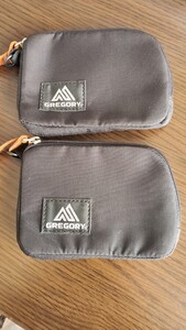 未使用 2個セット 紙タグ処分GREGORY グレゴリー COIN WALLET コイン ワレット 65493-10411PHU BLACK 黒色 財布小銭お札カード入れ CLASSIC