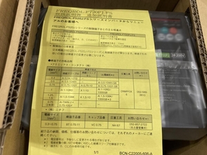 020♪未使用品・即決価格♪三菱電機 インバータ FR-F720PJ-5.5K-FS