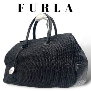 FURLA　フルラ　ショルダーバッグ　ハンドバッグ　かごバッグ　肩掛け