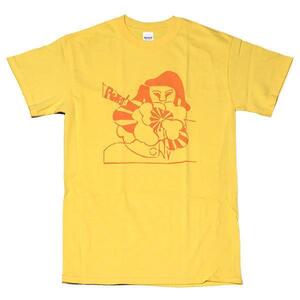 [Sサイズ]Stereolab（ステレオラブ）1stアルバム『ペン！（Peng!）』ジャケット・デザインTシャツ イエロー