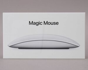 新品同様 Magic Mouse ワイヤレス マウス MK2E3J/A アップル Apple ホワイト マジックマウス パソコン アクセサリー 充電式 #60※A040/k.f