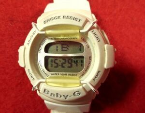 GS5O6）★完動腕時計★CASIO カシオ BABY-G Gショック系★BG-320 ホワイト