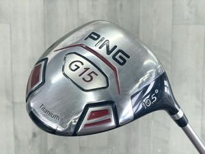 PING ピン ドライバー G15 10.5°1W Tour AD TFC615 D Flex-SR ゴルフクラブ/ 66028