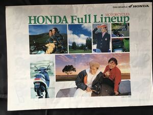 【送料無料】【カタログ】HONDA　MOTORCYCLES Full Lineup｜1992年｜バイク｜ホンダ｜本田技研工業【超レア】【保存版】