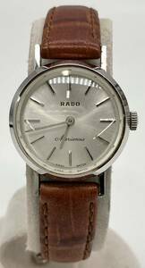 ジャンク RADO ラドー Marianus マリアヌス K1025815 アナログ 機械式 手巻き 革ベルト 腕時計
