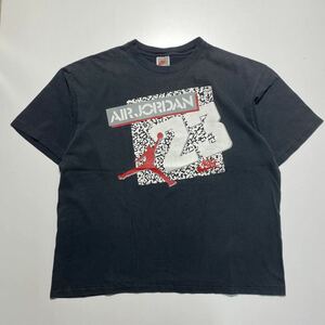 【L】90s NIKE AIR JORDAN 23 Print S/S Tee 90年代 ナイキ エア ジョーダン プリント 半袖Tシャツ Tシャツ USA製 銀タグ セメント G972