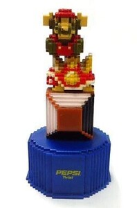 中古ペットボトルキャップ 4.MARIO TOGEZO 「スーパーマリオブラザーズ」 ペプシ ドットボトルキャップ