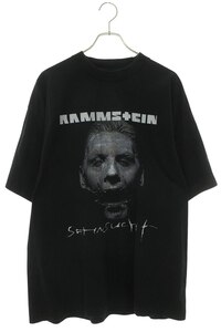 ヴェトモン Tシャツ RAMMSTEIN PRINTED T-SHIRT MAH18TR27 サイズ:S オーバーサイズラムシュタインプリントTシャツ 中古 SB01