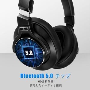 【送料無料】ヘッドホン ワイヤレスヘッドホン ノイズキャンセリング オーバーイヤー型 Bluetooth ハンズフリー 収納ケース付き