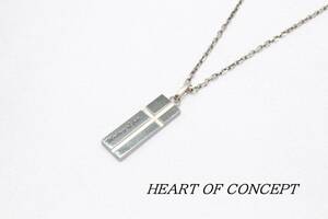 【RA810】HEART OF CONCEPT ハートオブコンセプト シルバー プレート ネックレス SILVER925【送料全国一律198円】