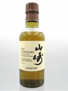 ☆千葉県限定発送 未開栓 古酒 SUNTORY WHISKY サントリーウイスキー 山崎 シングルモルト 180ml 43% ベビーボトル ジャパニーズウイスキー