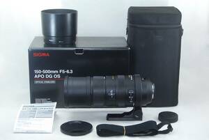 ★実用良品★SIGMA シグマ APO 150-500mm F5-6.3 DG OS HSM Nikon ニコン 付属品満載♪