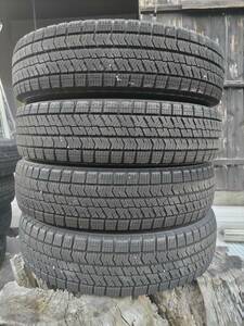 VRX２極上美品！145/80R13　バリ山！ 2022年製　ブリヂストン　 4本セット スタッドレス NBOX タント ムーヴ ワゴンR軽自動車等 