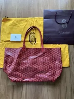 GOYARD ゴヤール サンルイ トートバッグ　GM レッド