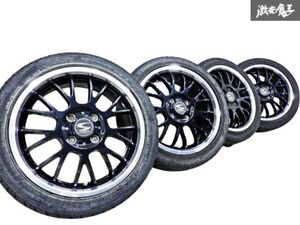 BADX バドックス S-HOLD 15インチ 5J +45 PCD 100 4H 4穴 165/50R15 タイヤ 付 ホイール 4本 ロードスターフィット ヴィッツ 等 棚48X