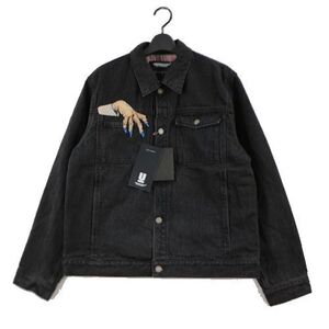 UNDERCOVER アンダーカバー 23AW ハンドビーズ 裏シャギーCK 加工Gジャン ジャケット 3 ブラック