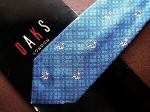 ♪9400C♪良品【鳥 渡り鳥 柄】ダックス【DAKS】ネクタイ