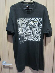 キース ヘリング アニー リーボヴィッツ Keith Haring Annie Leibovitz　T シャツ アート　ヴィンテージ