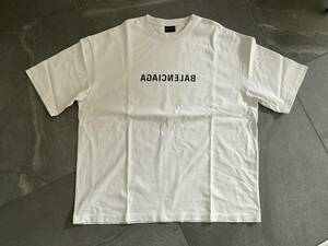 ★BALENCIAGA バレンシアガ Tシャツ 反転ロゴ　正規店購入品