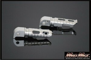 MADMAX バイク用品 YAMAHA ヤマハ YZF-R25 YZF-R3 MT-25 MT-03 CNC アルミ タンデムステップ シルバー【メール便送料200円】