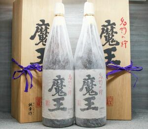 未開栓 魔王 2本セット 1800ml×2 25％ 名門の粋 1.8L 焼酎