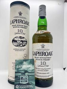 未開封 LAPHROAIG 10年 ラフロイグ スコッチウイスキー 750ml 43% 箱付