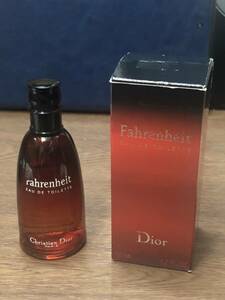 6◆◆クリスチャンディオール☆Christian Dior Fahrenheit ☆ファーレンハイト★ 廃盤☆レア香水 50ml☆ユニセックスでもお勧め！★82