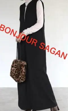 BONJOUR SAGAN ディープVネックオールインワン