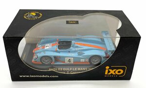 △ixo Audi アウディ R8 GULF LE MANS 2001 S.Johansson T.Coronel P.Lemarie 1/43 LMM004